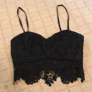 Lace bustier